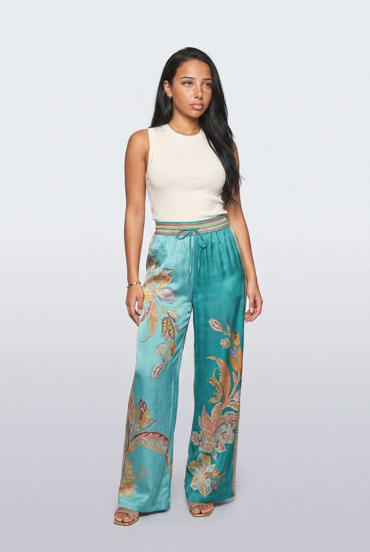 Satin Relaxed Pants