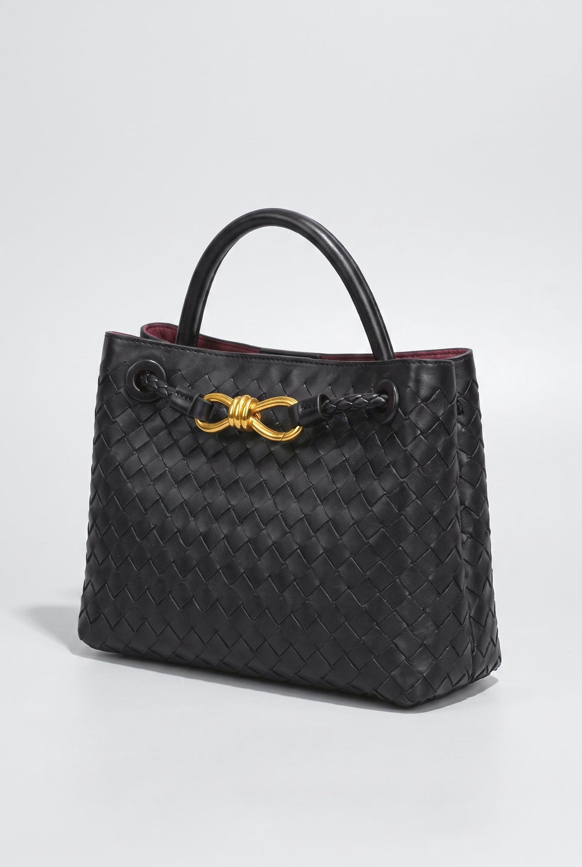 Handmade Woven Bag, black