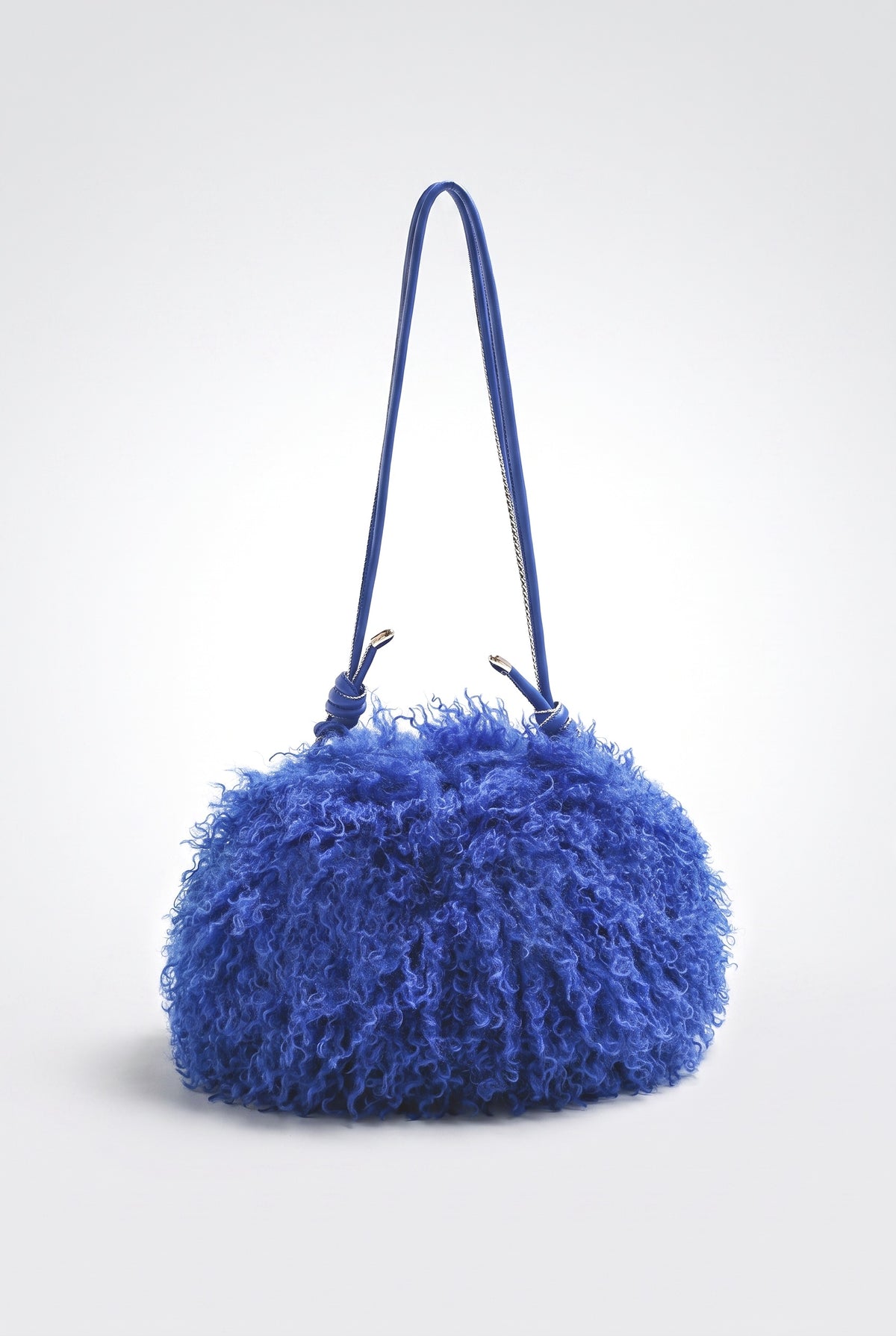Fluffy Cloud Bag, blue