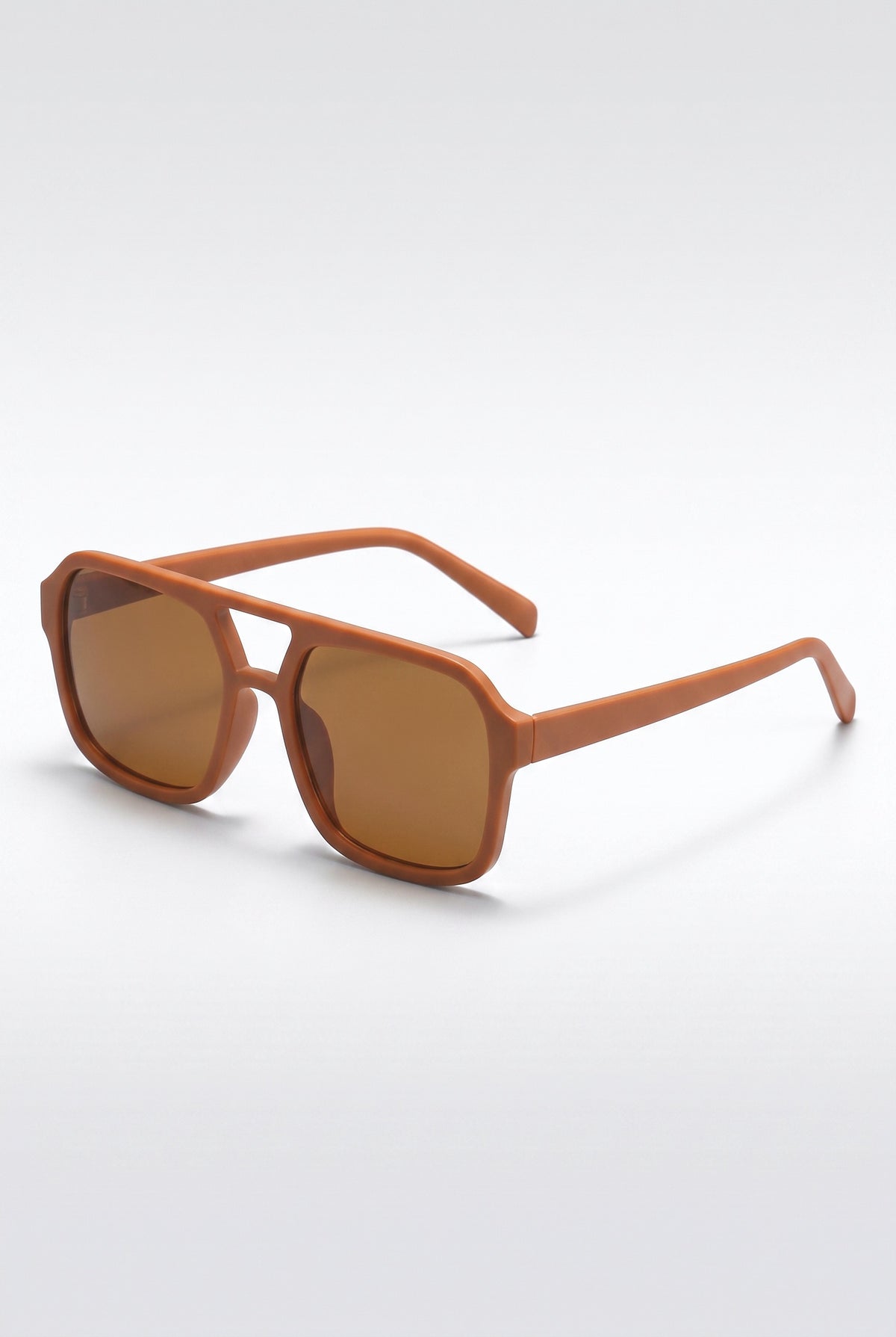 And Simple Double-Beam Large Frame Sunshade Sunglasses, leopard