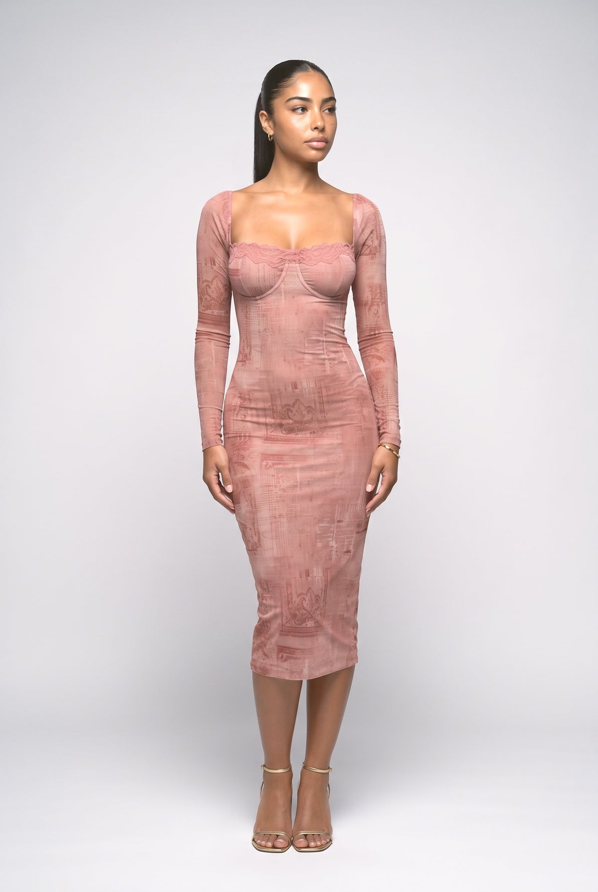 Pink Corset Dress, pink