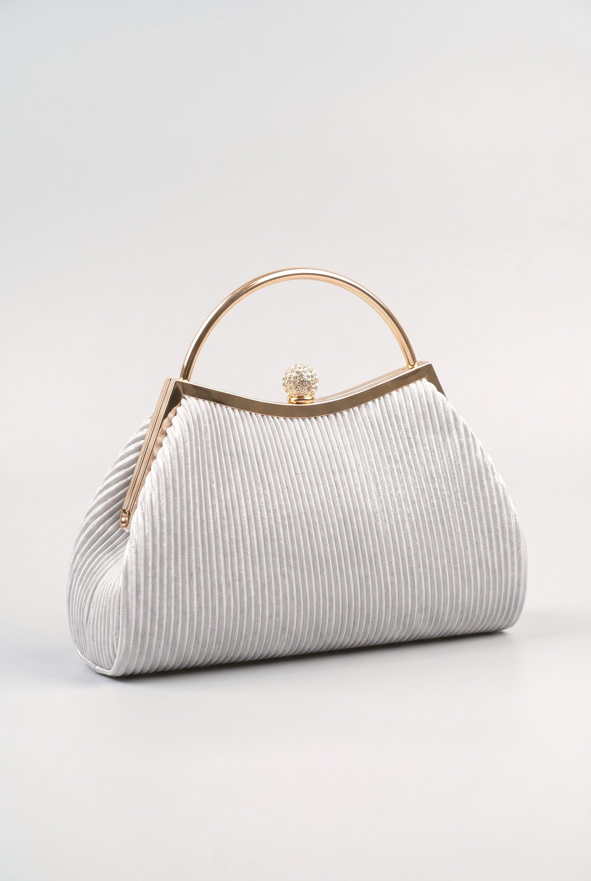 Shiny Handbag Chain Bag, silver