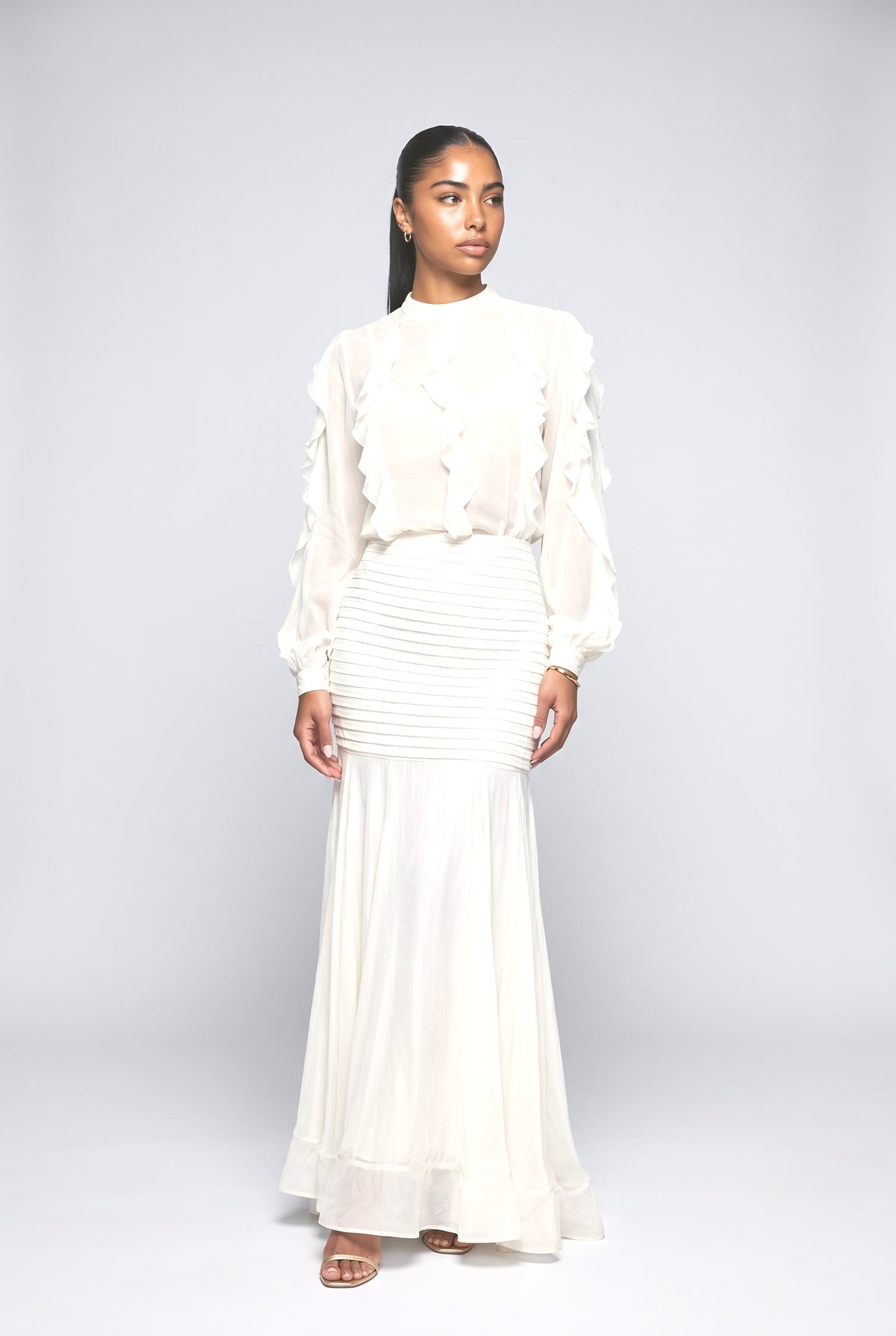 Mermaid Outfit Set, white