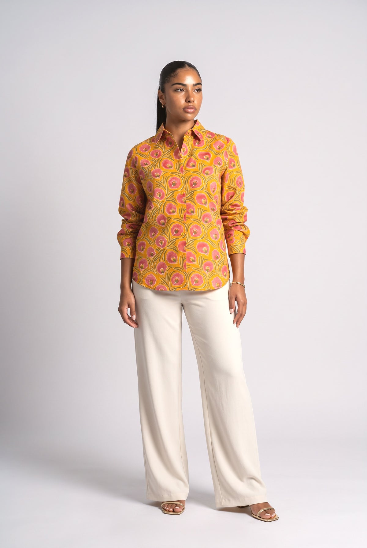 Yellow Floral Top, yellow