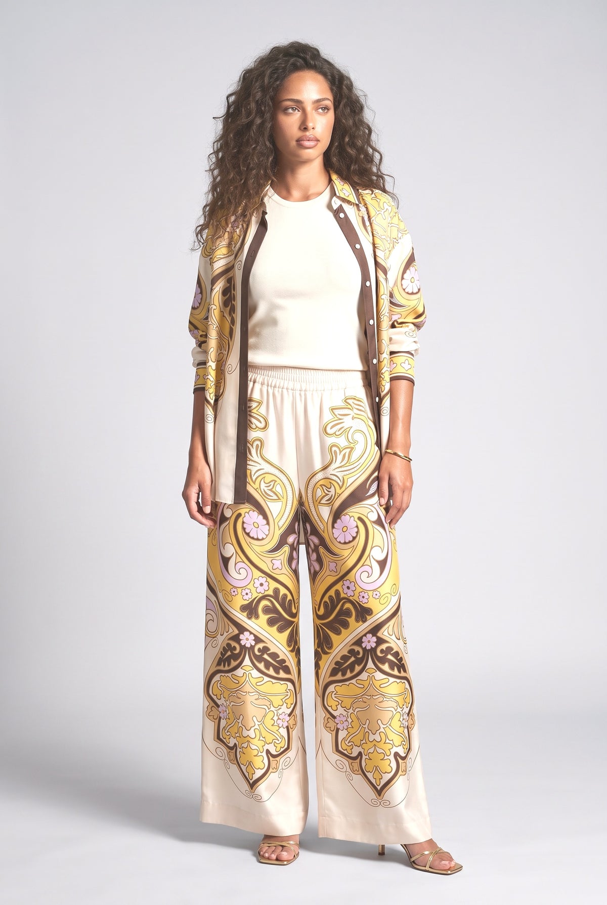 Yellow Relaxed Pants, yellow