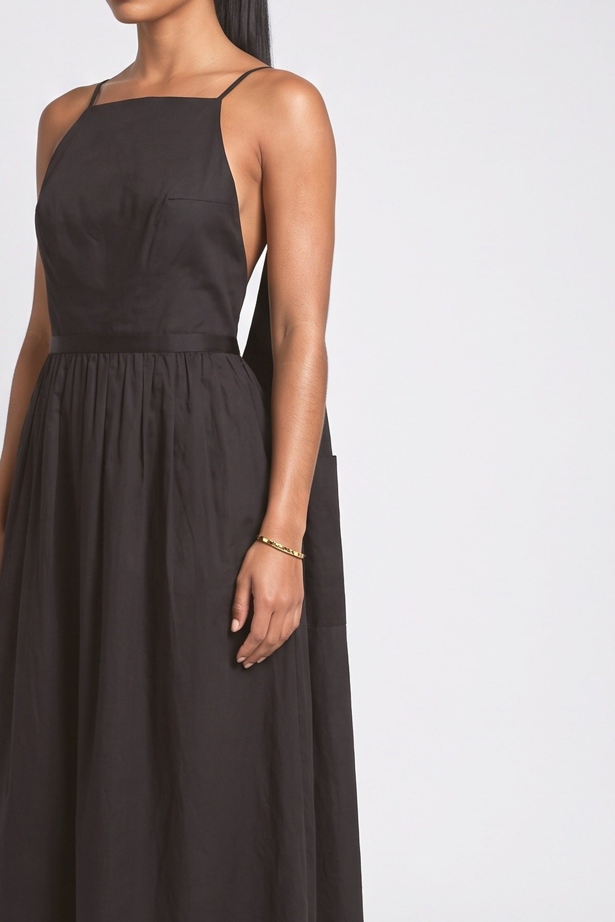 Lace Slit Dress, fabric detail