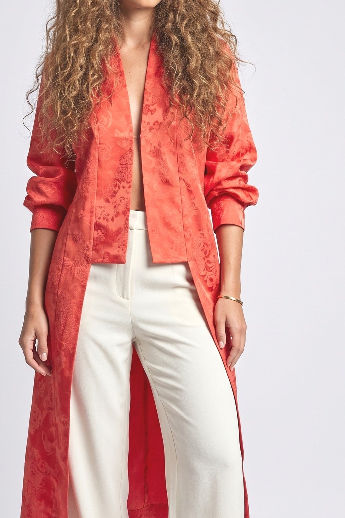 Cardigan Top, fabric detail