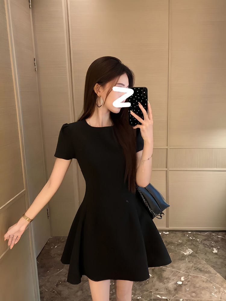 Short Sleeve Short Homecoming Dress