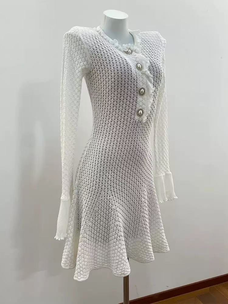 White Graduation Dress