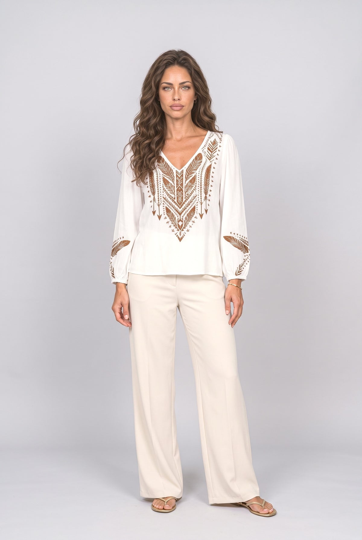 V-Neck Blouse