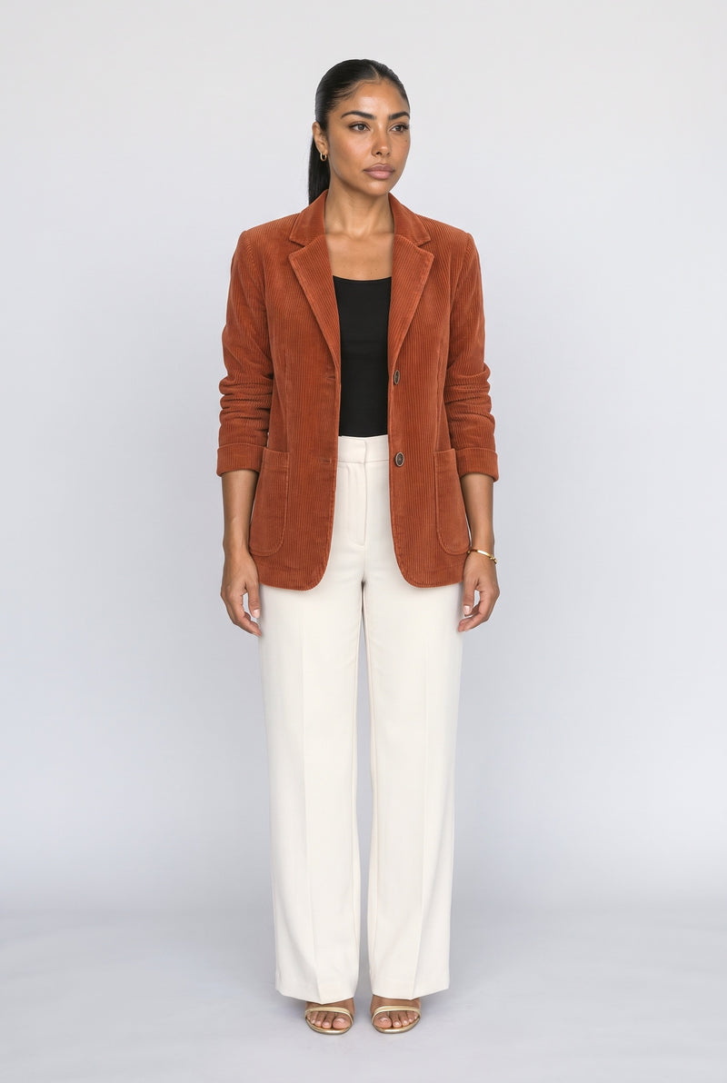Red Orange Blazer