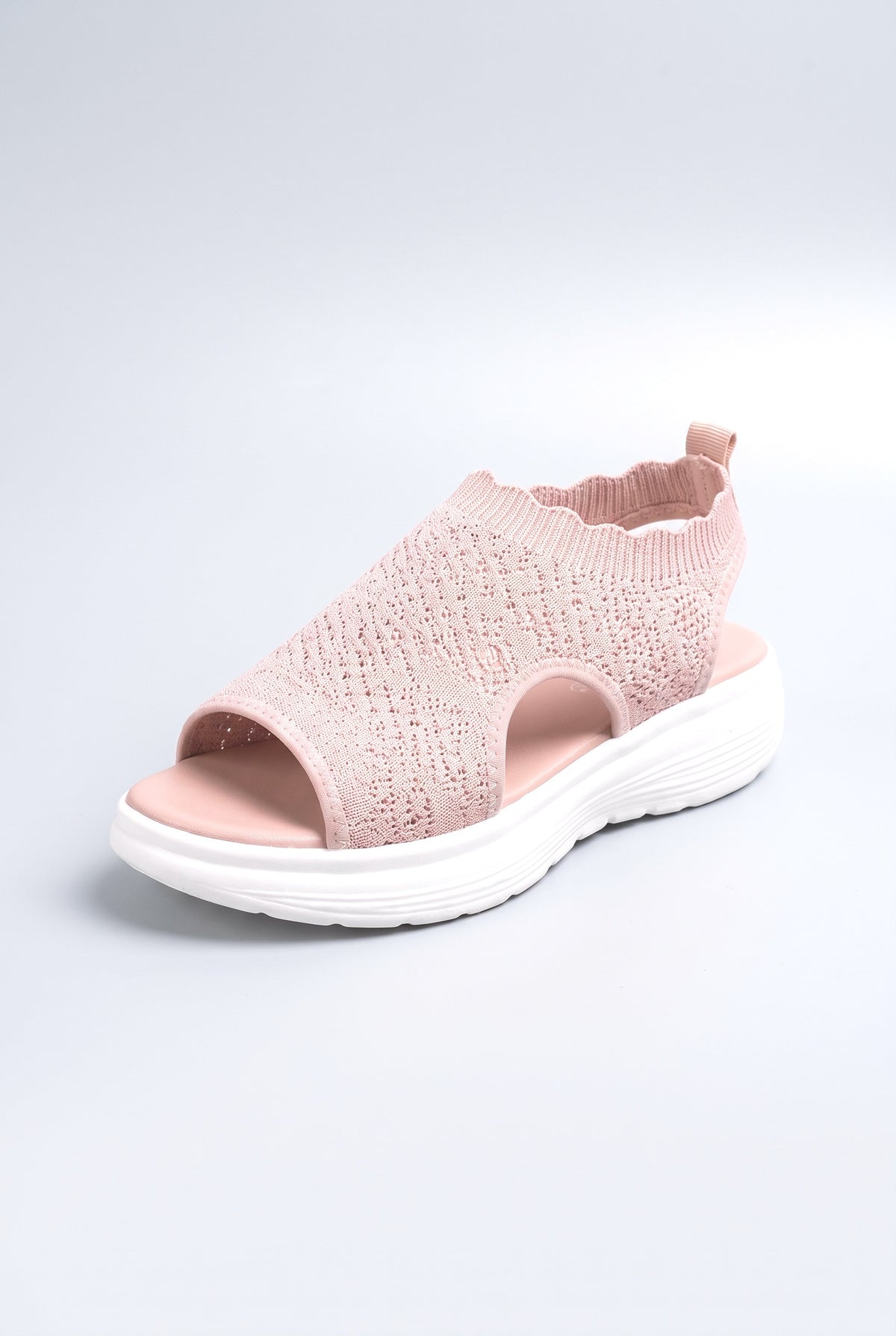 Knit Platform Sandals