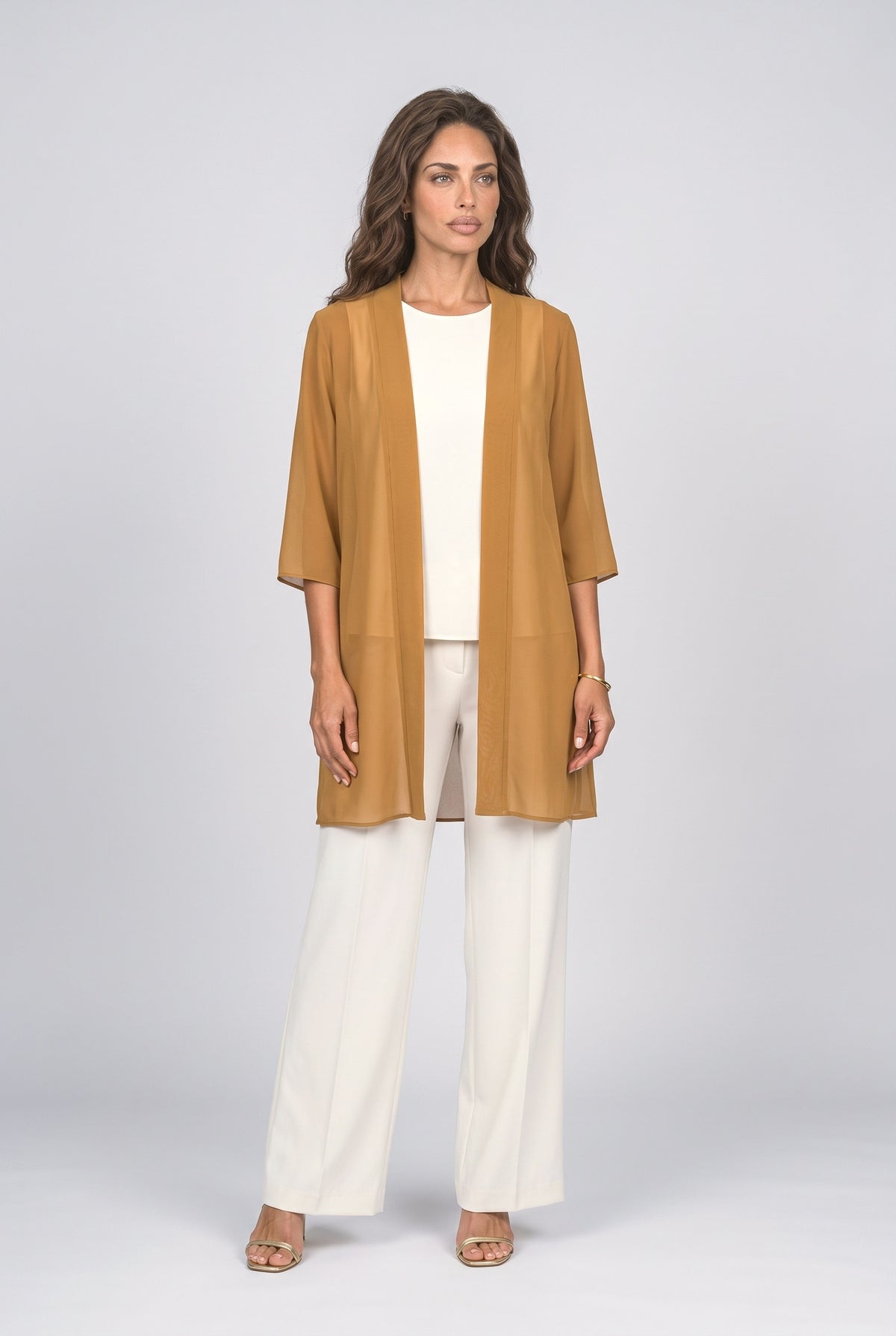 Chiffon Knit Cardigan