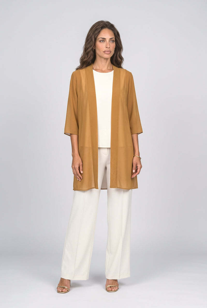 Chiffon Knit Cardigan