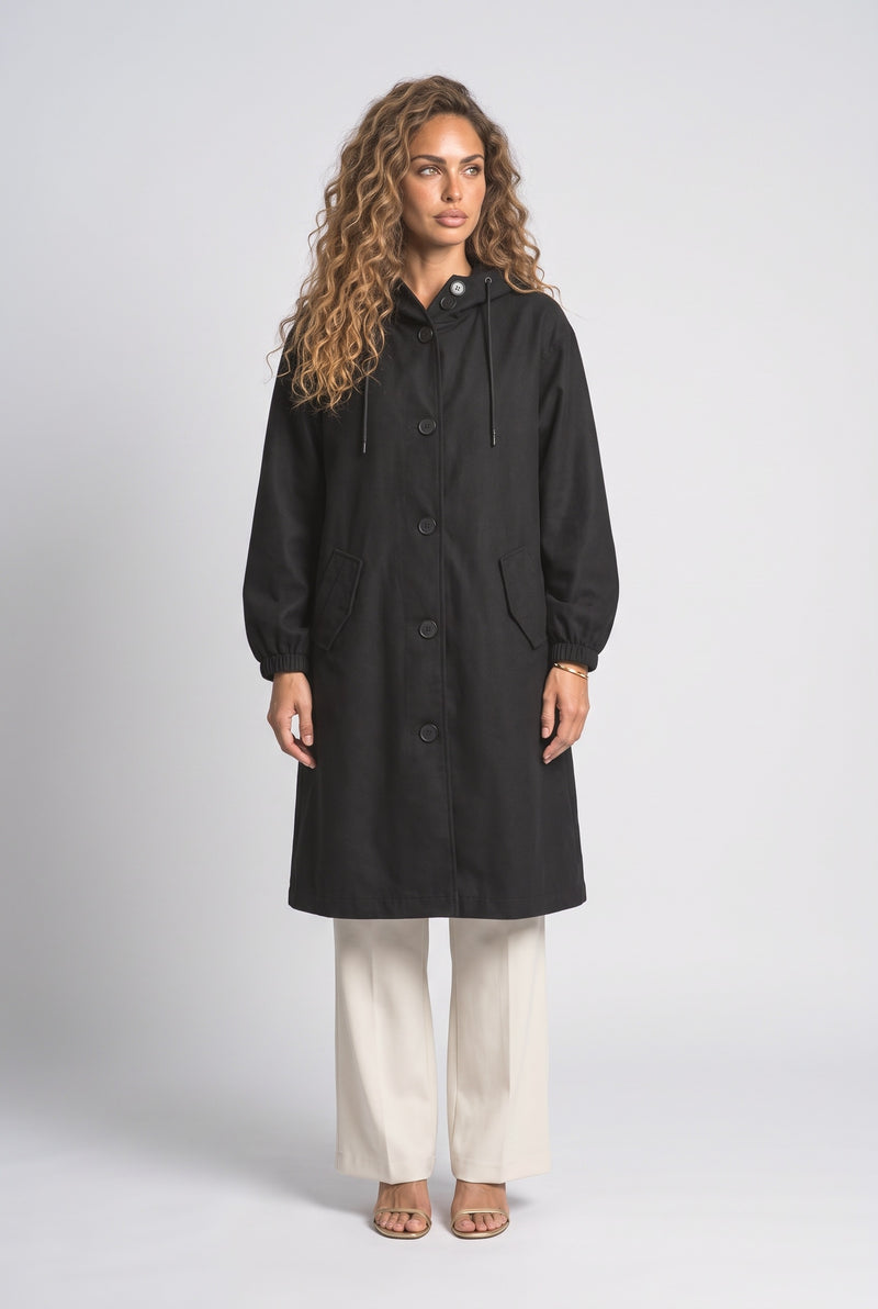 Black Wool Coat