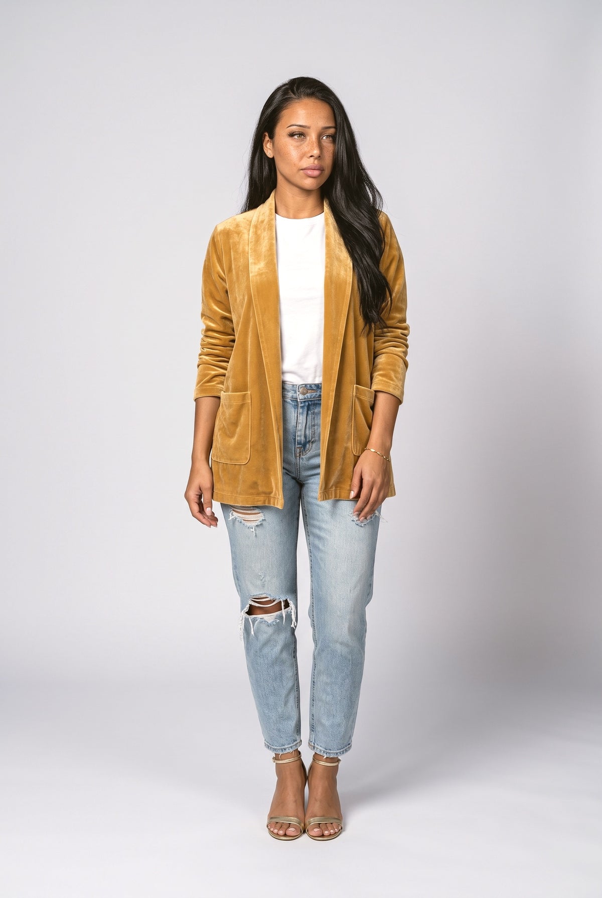 Velvet Knit Cardigan