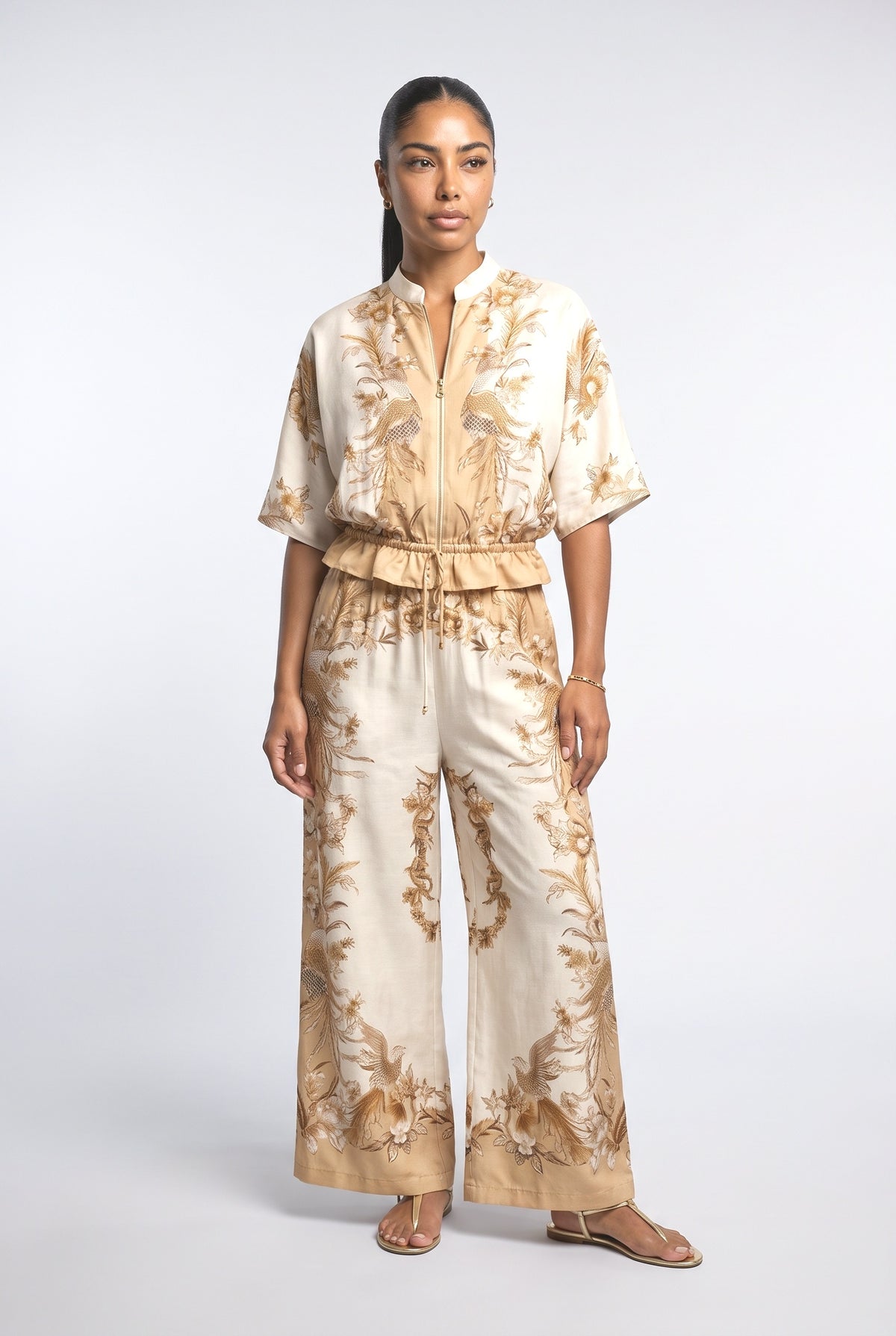 Floral Two Piece Outfit