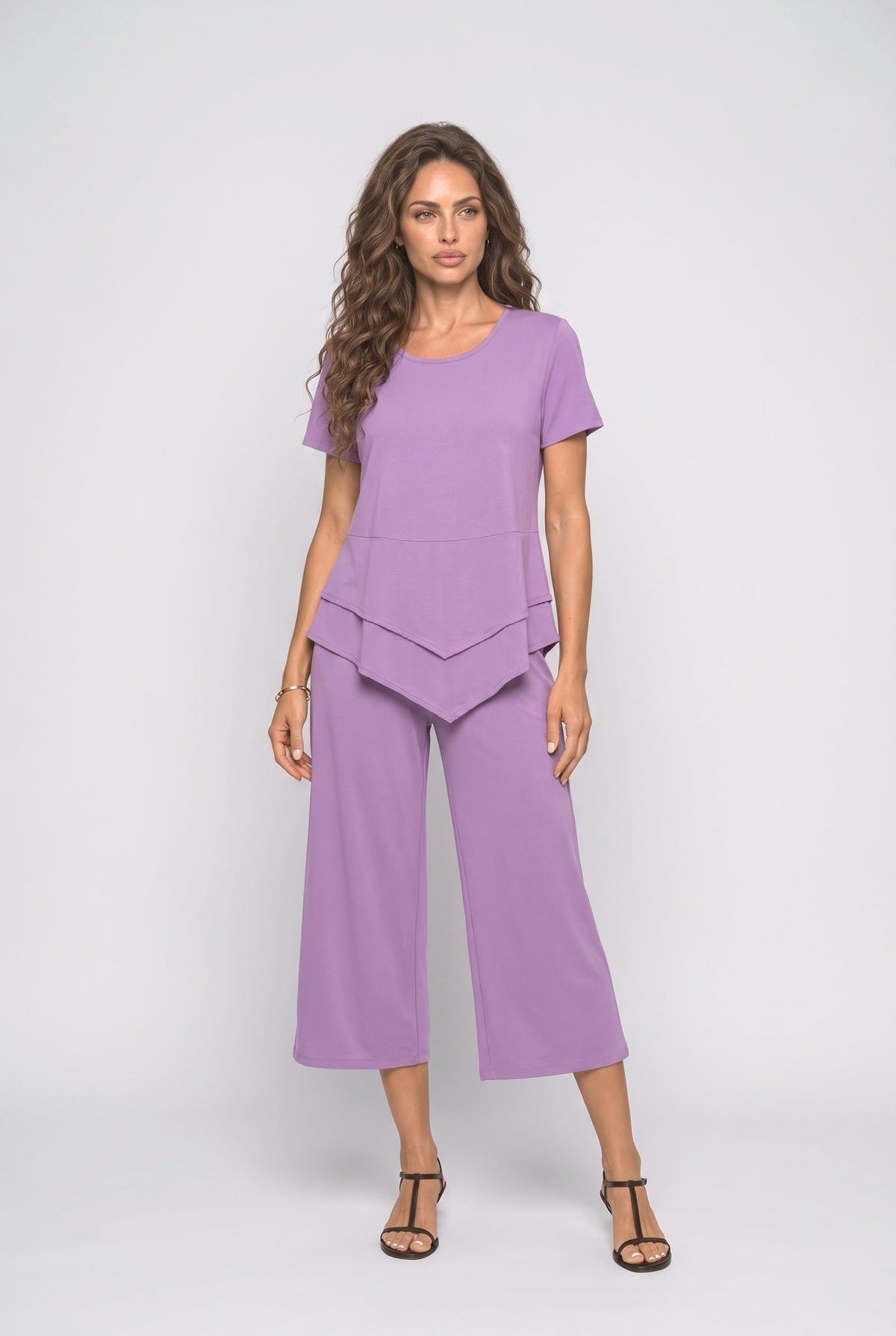 Asymmetric Two Piece Outfit