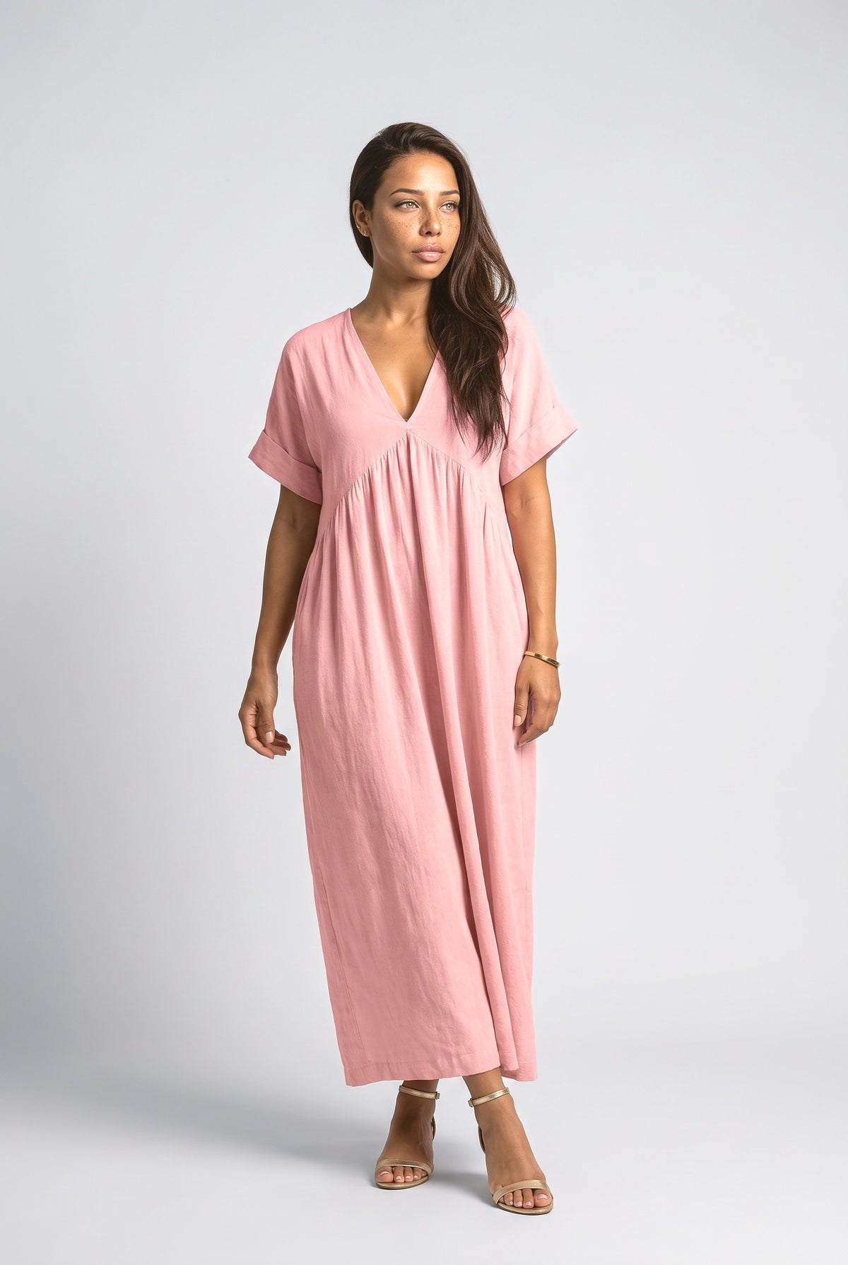 V-Neck Maxi Dress