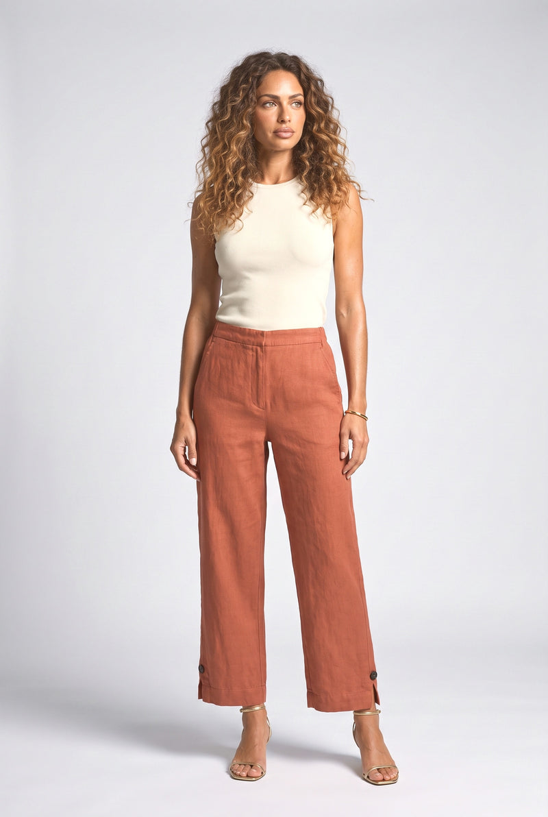 Terracotta Wide Leg Pants