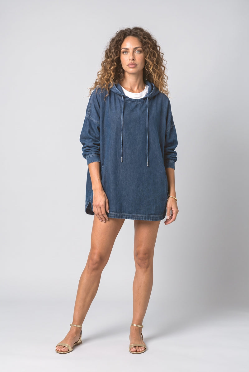 Navy Oversized Denim Jacket