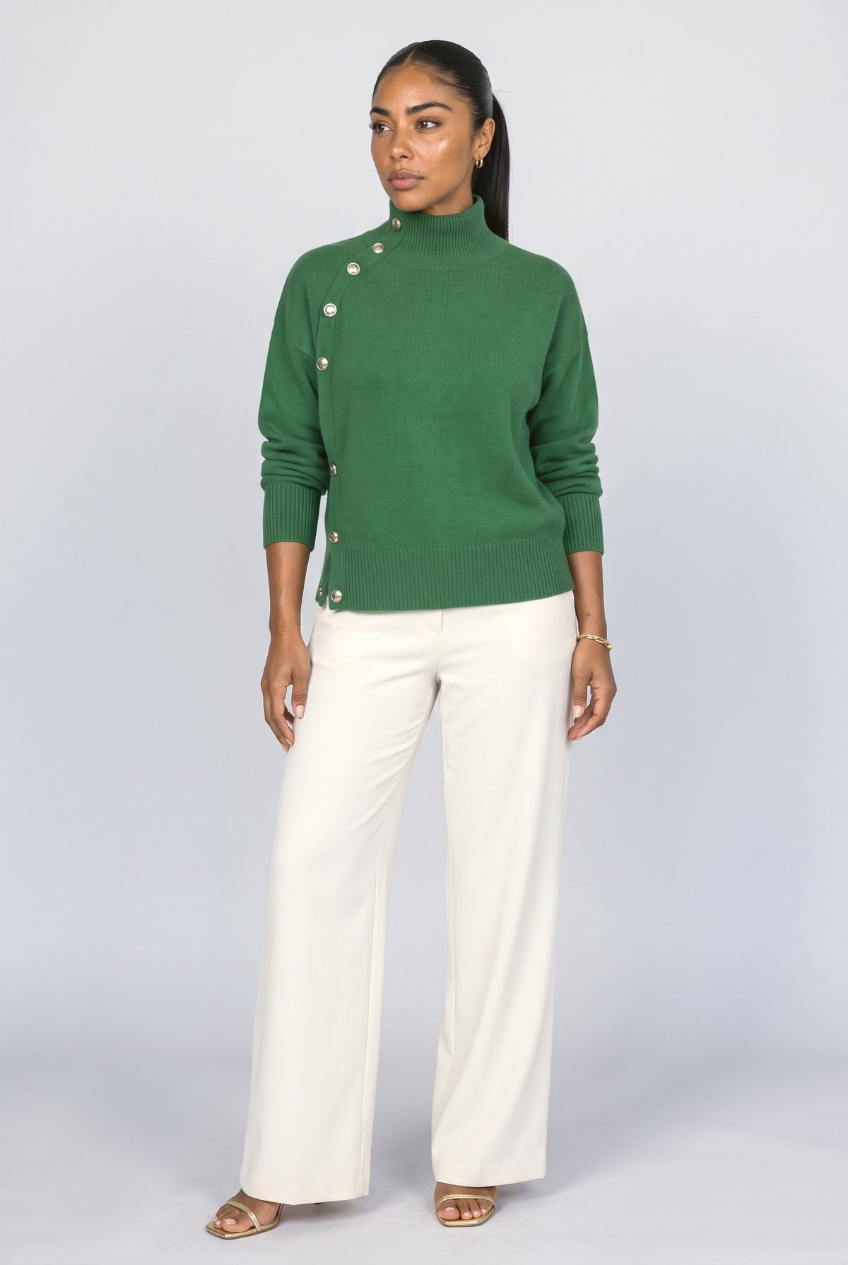 Asymmetric Pullover Sweater