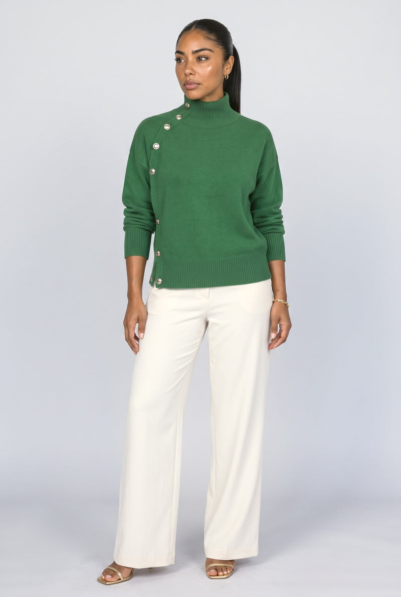 Asymmetric Pullover Sweater