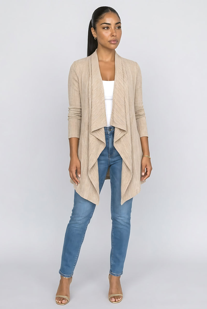 Khaki Knit Cardigan