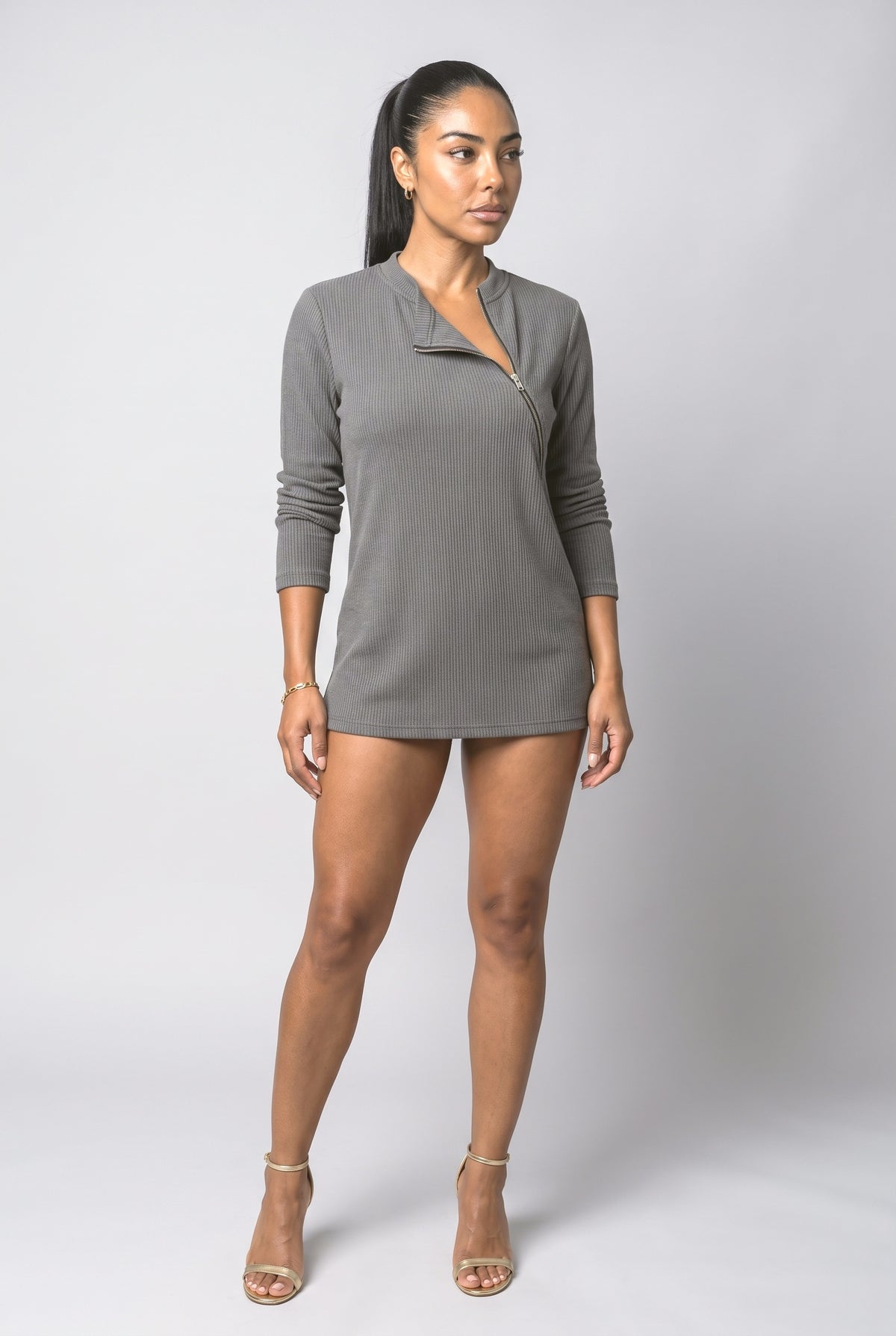 Asymmetric Knit Top