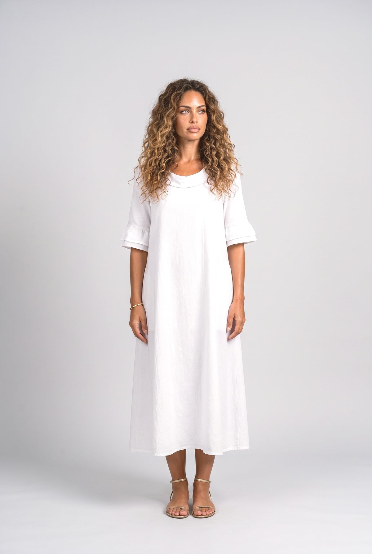 A-Line Midi Dress