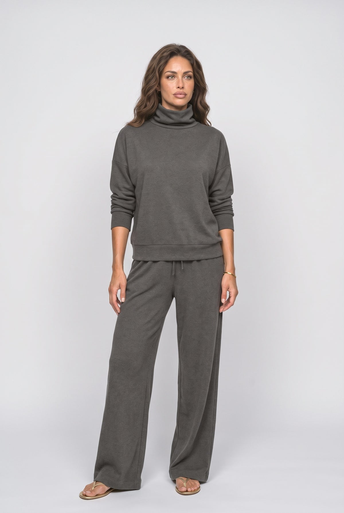 Turtleneck Two Piece Outfit