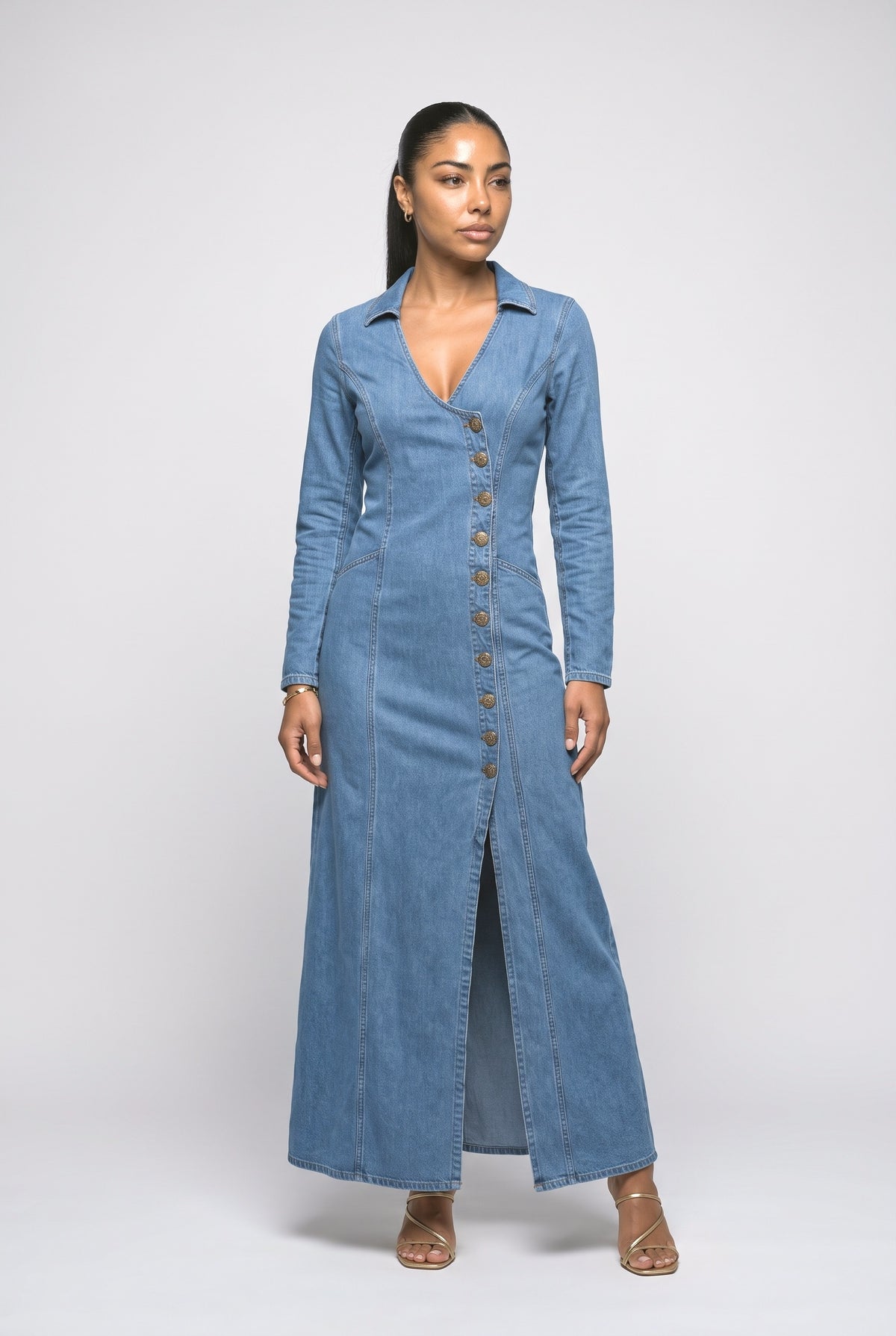Slit Maxi Dress