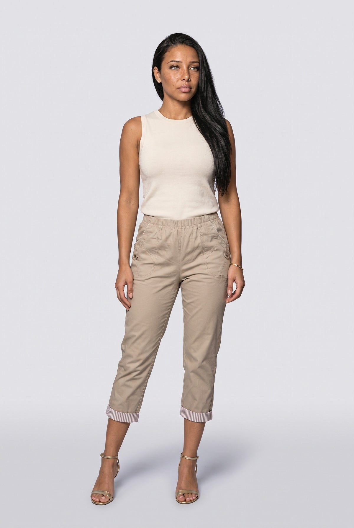 Striped Wide Leg Pants