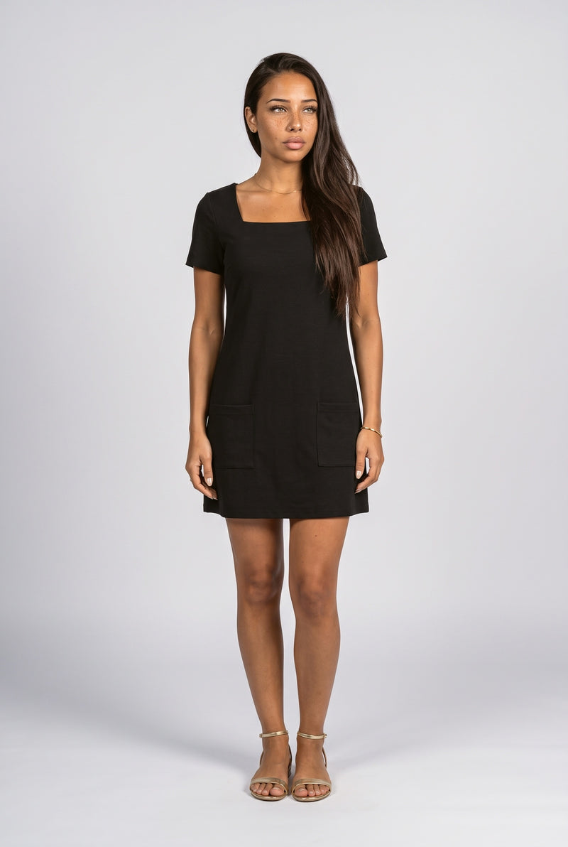 Square Neck Mini Dress
