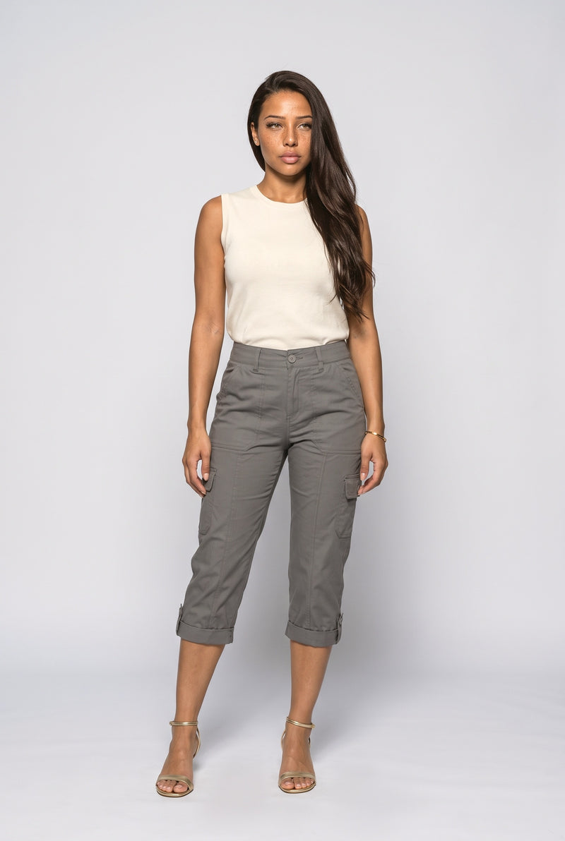 Grey Cargo Pants
