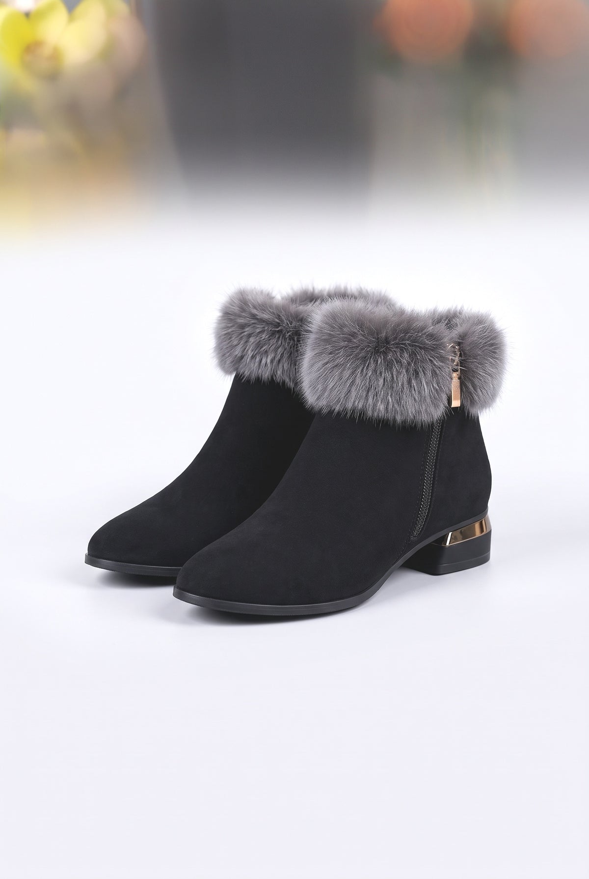 Black Ankle Boots, Black