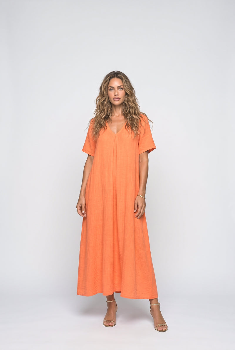 Orange Summer Dress