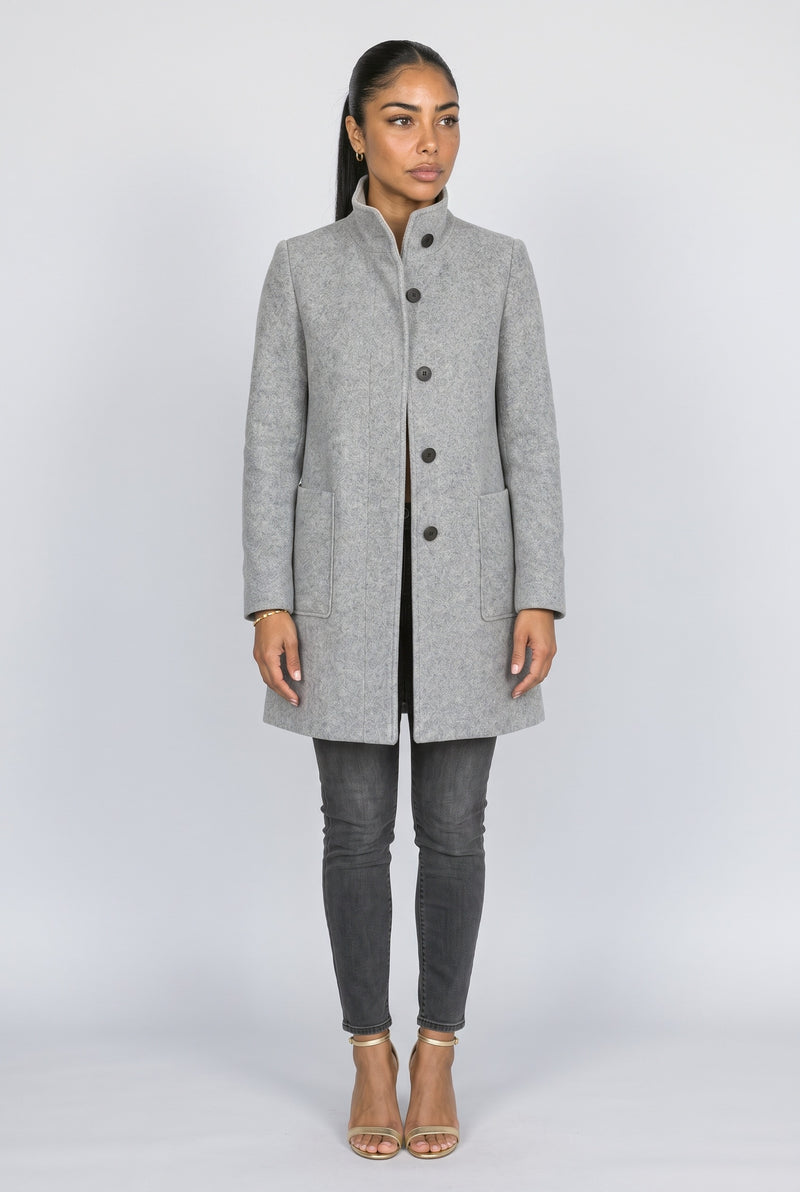 Light Gray Wool Coat