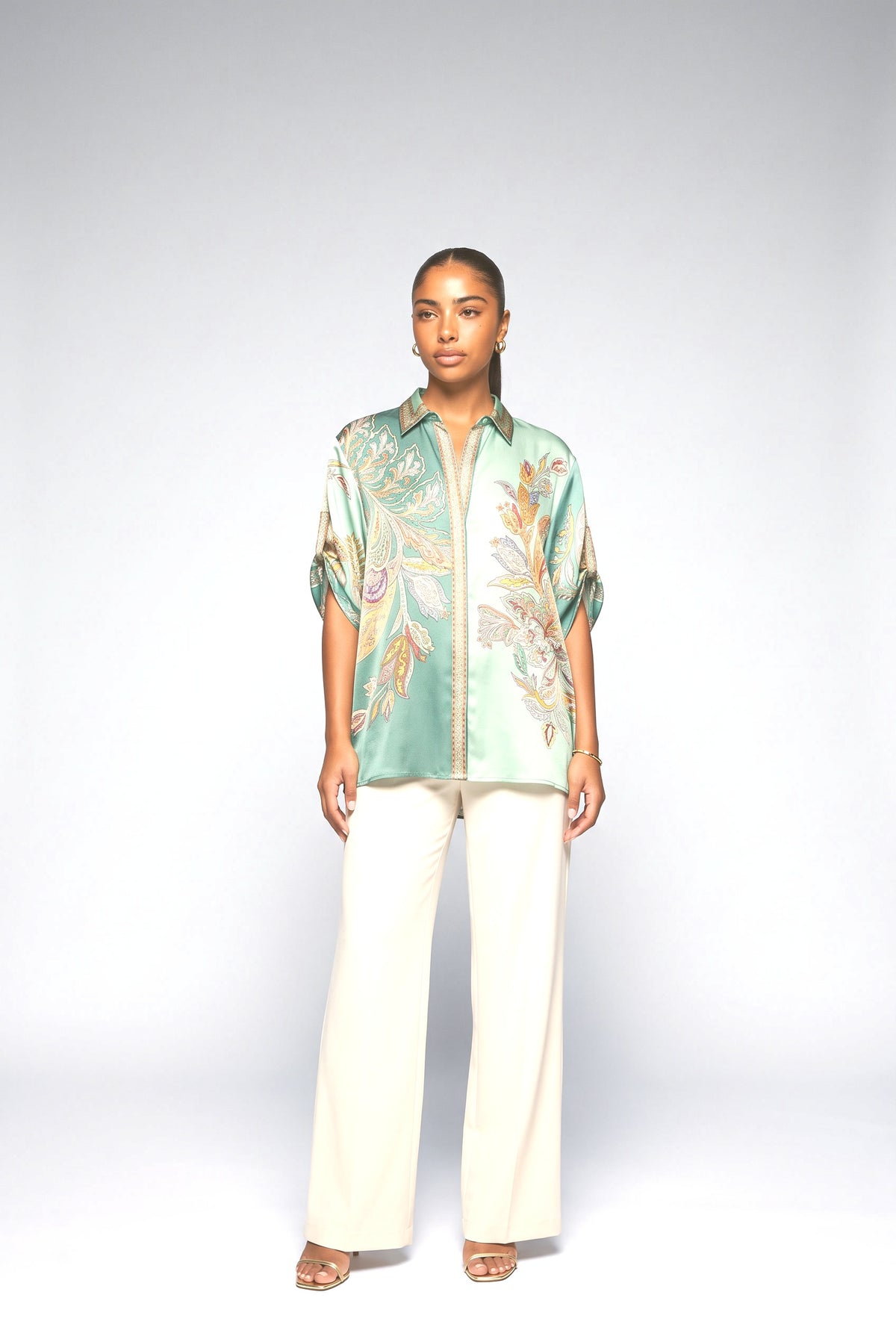 Satin Relaxed Top