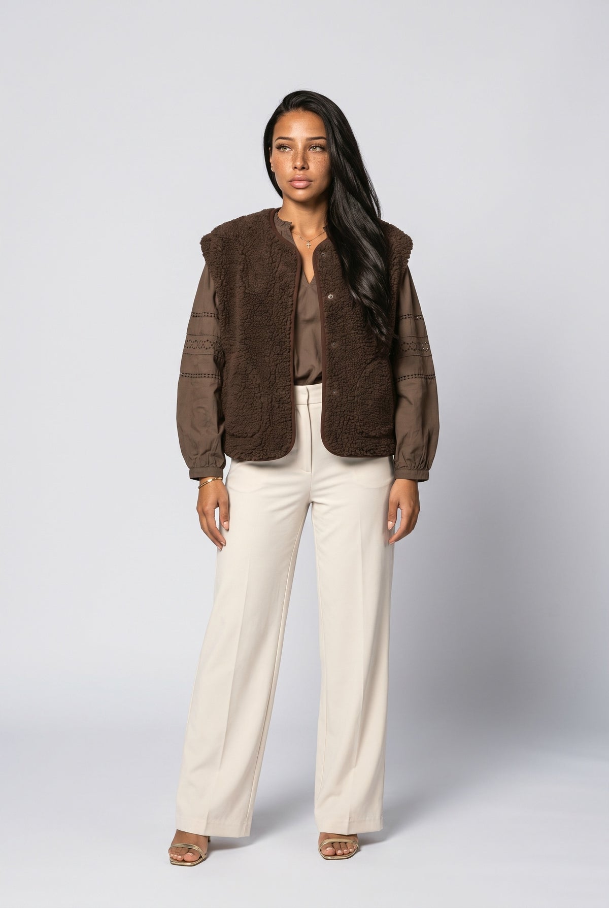 Sleeveless Bomber Jacket