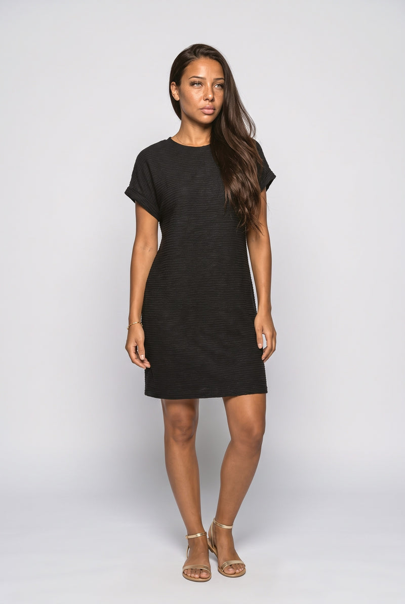 Black Dark Pink Summer Dress