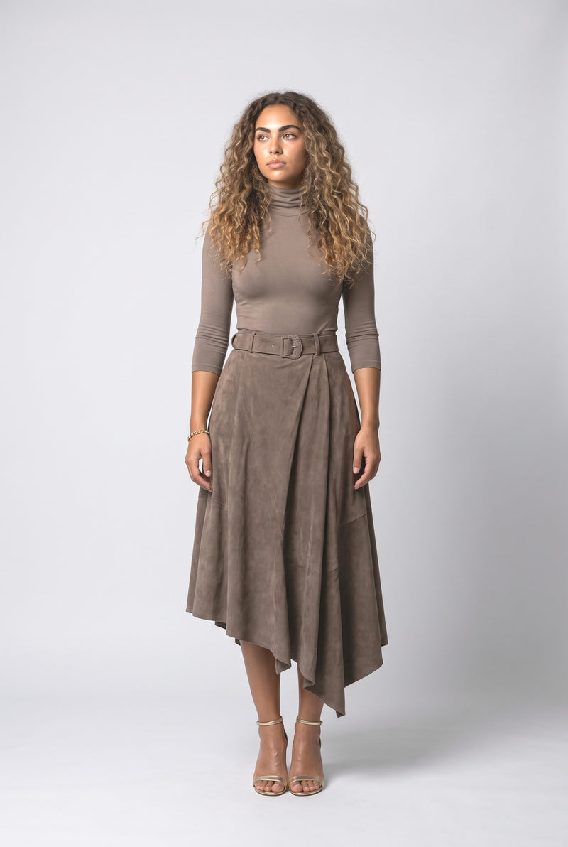 Multicolor Pleated Skirt Set