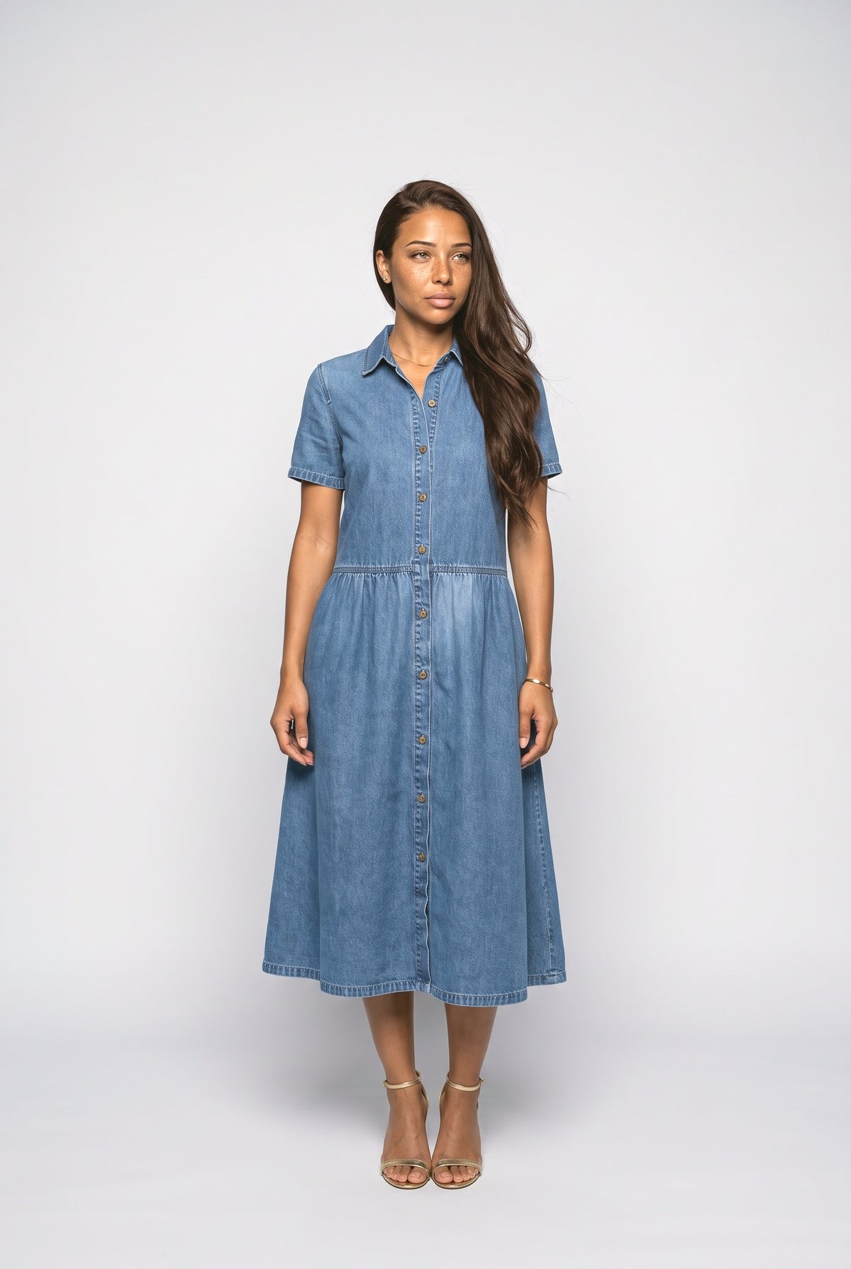 A-Line Midi Dress