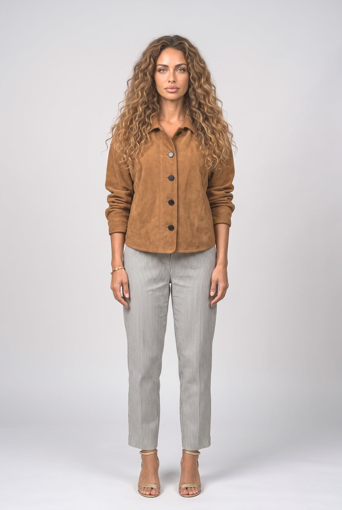 Brown Denim Jacket, Brown