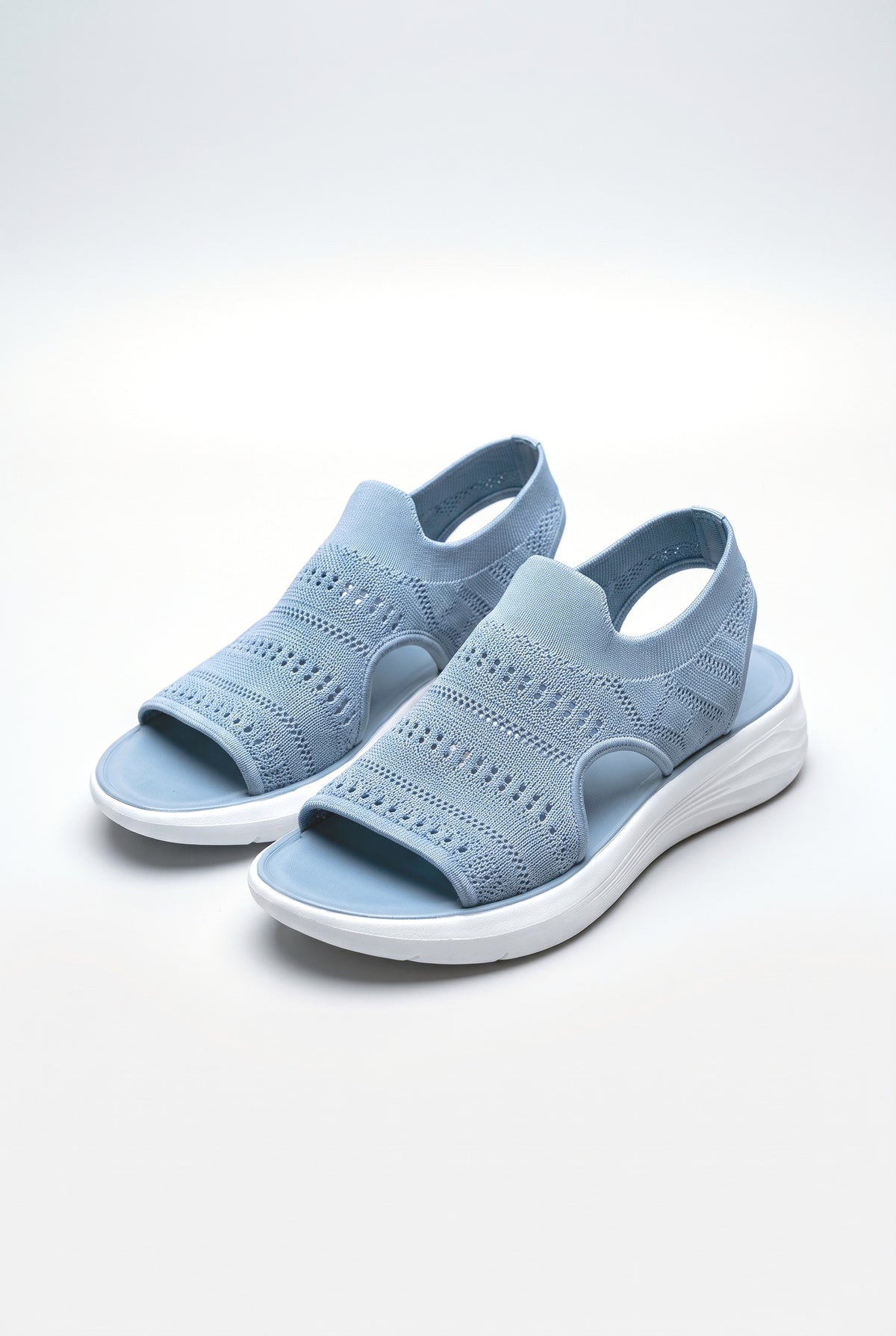Knit Platform Sandals