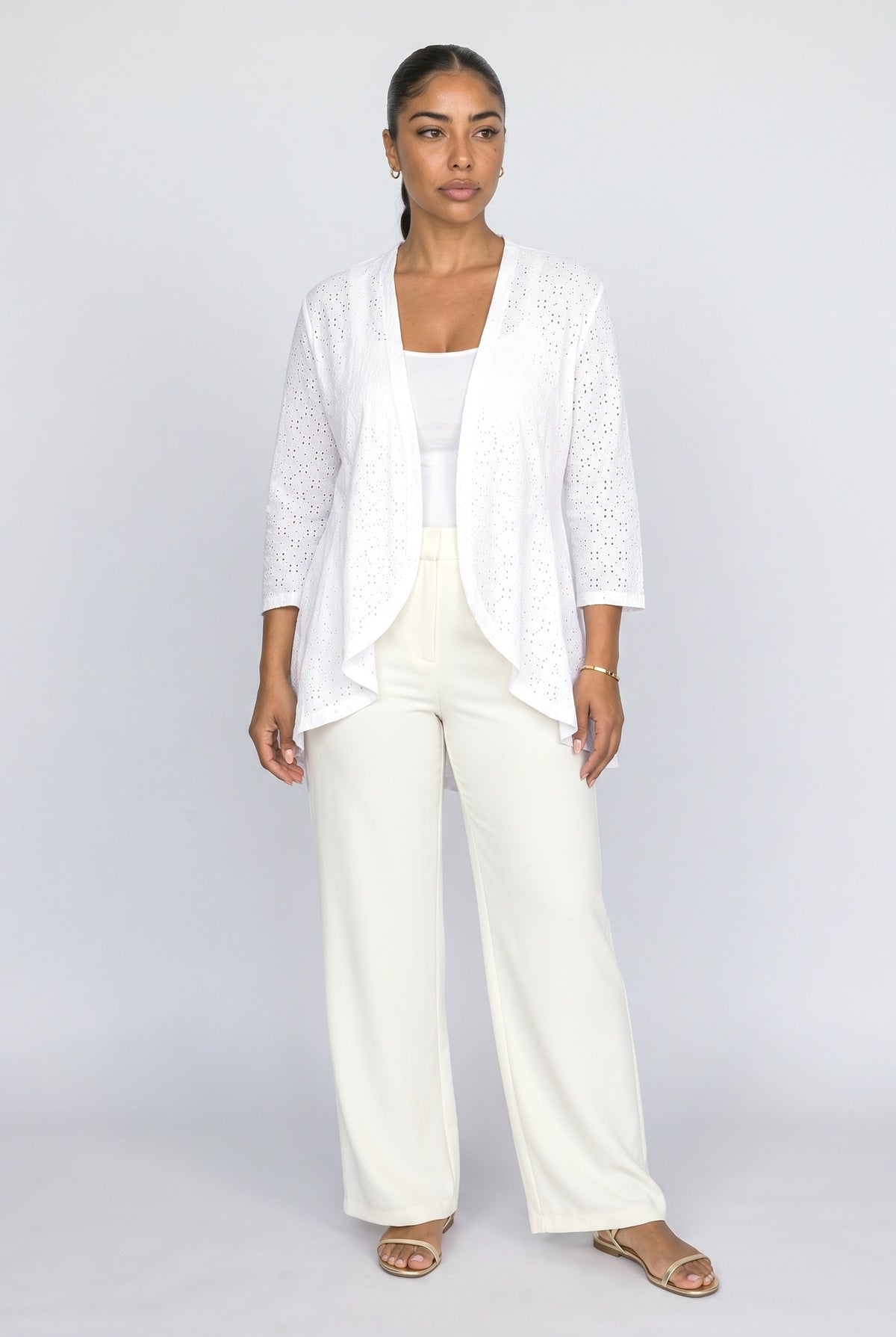 Ruffle Knit Cardigan
