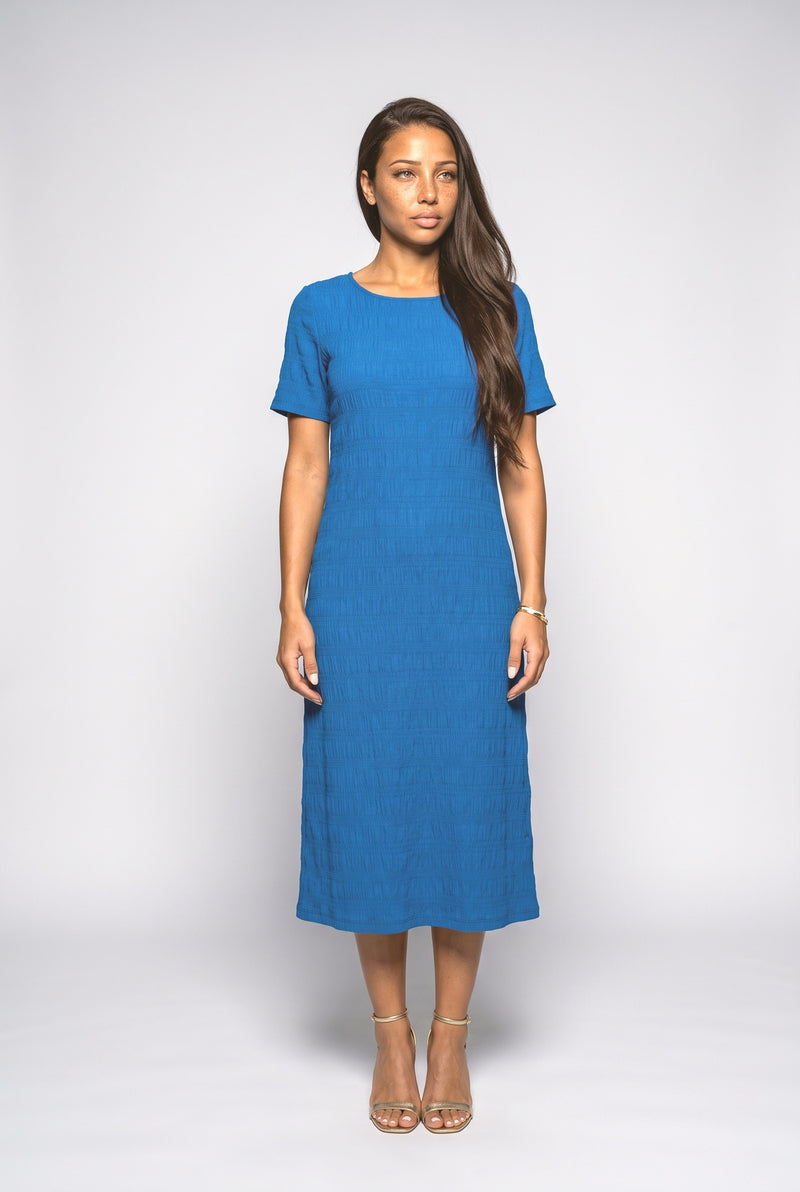 Cobalt Blue Midi Dress