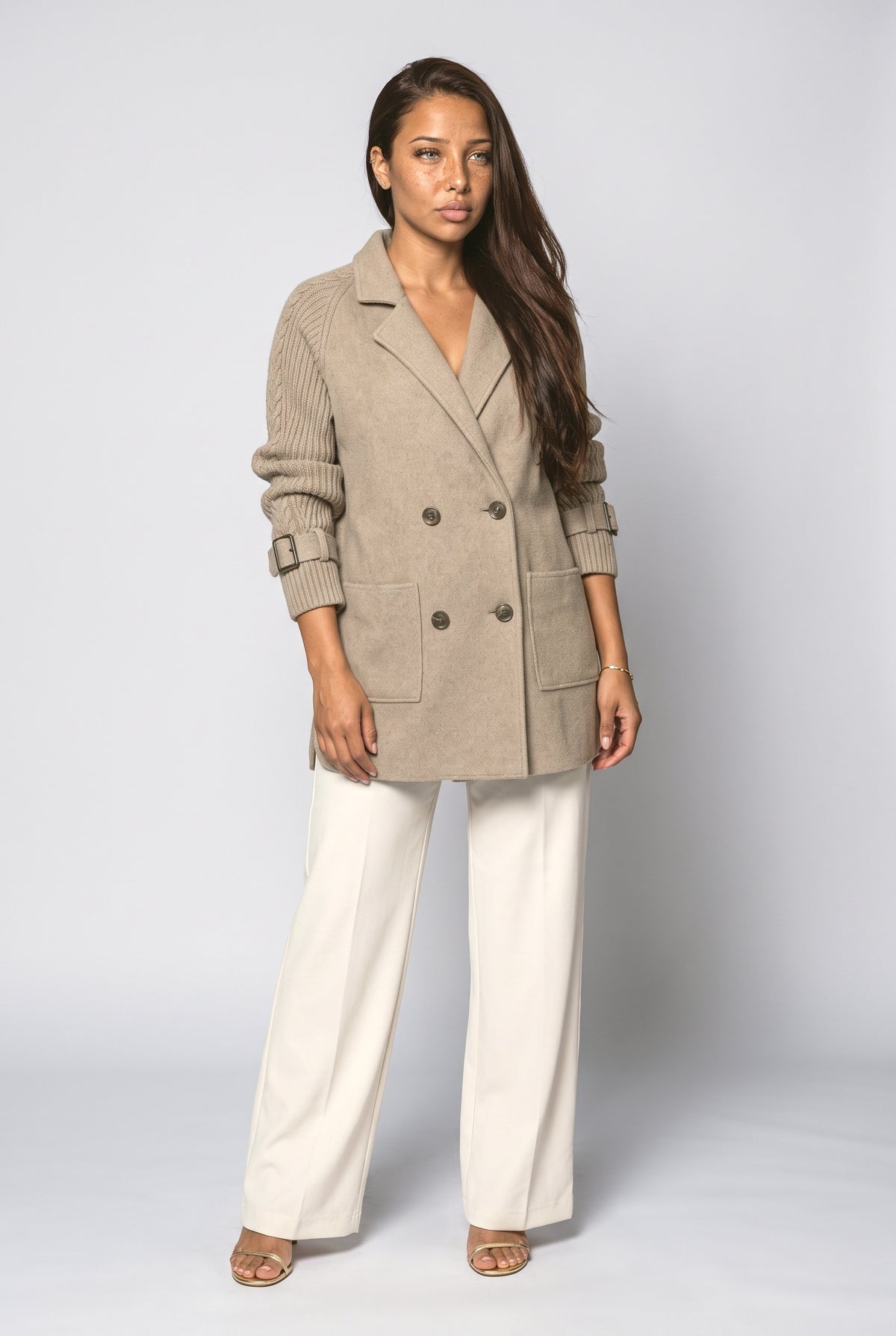 Knit Wool Coat