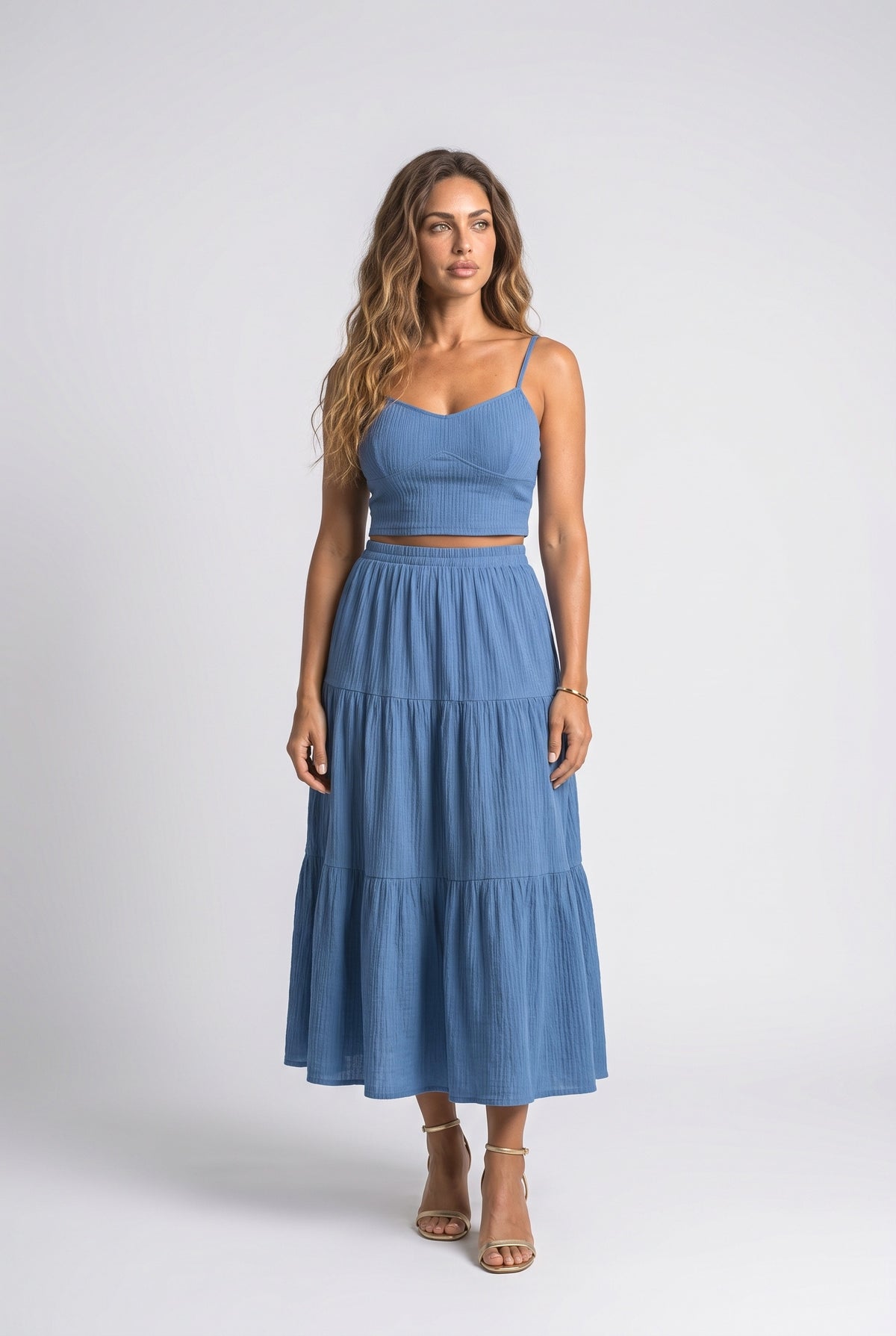Cami Tiered Two Piece Outfit