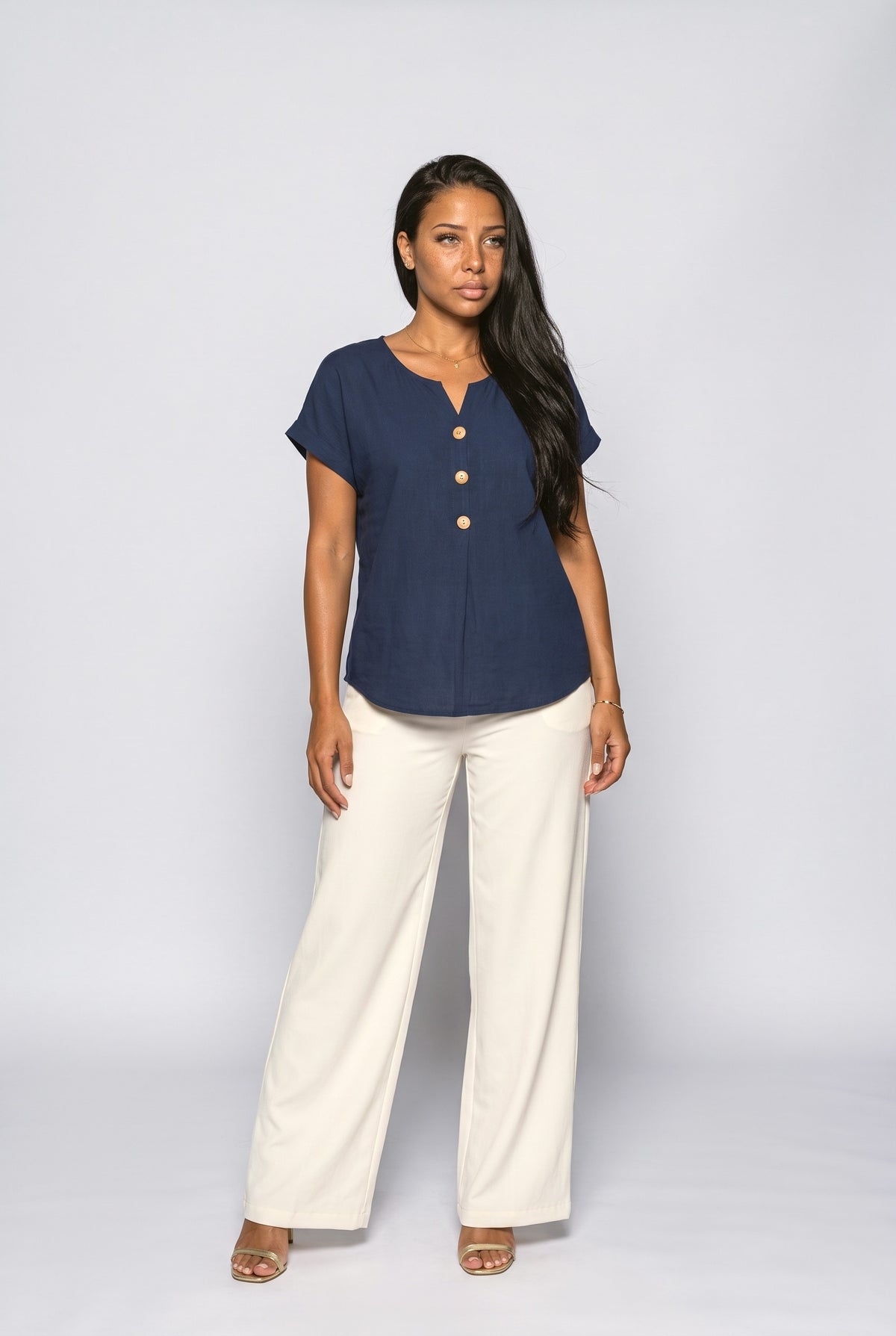 V-Neck Blouse